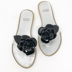 Stuart Weitzman Jelly Floral Sandals